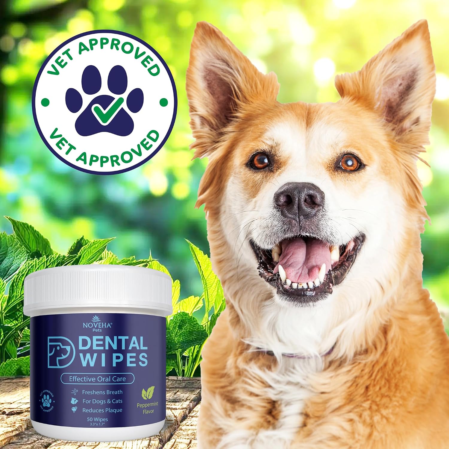 Thumbnail 5 de NOVEHA 50PCs Pets Dental Finger Wipes 50pcs