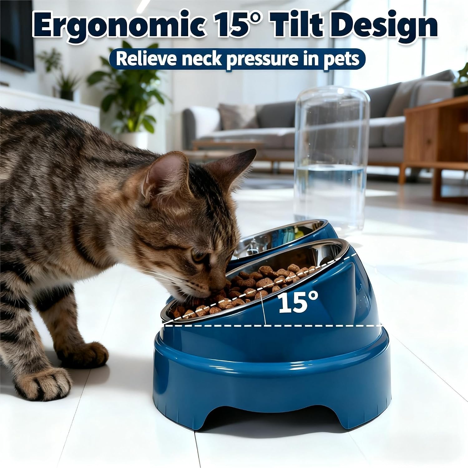 Thumbnail 3 de Itingy 5-in-1 Cat Bowl Set