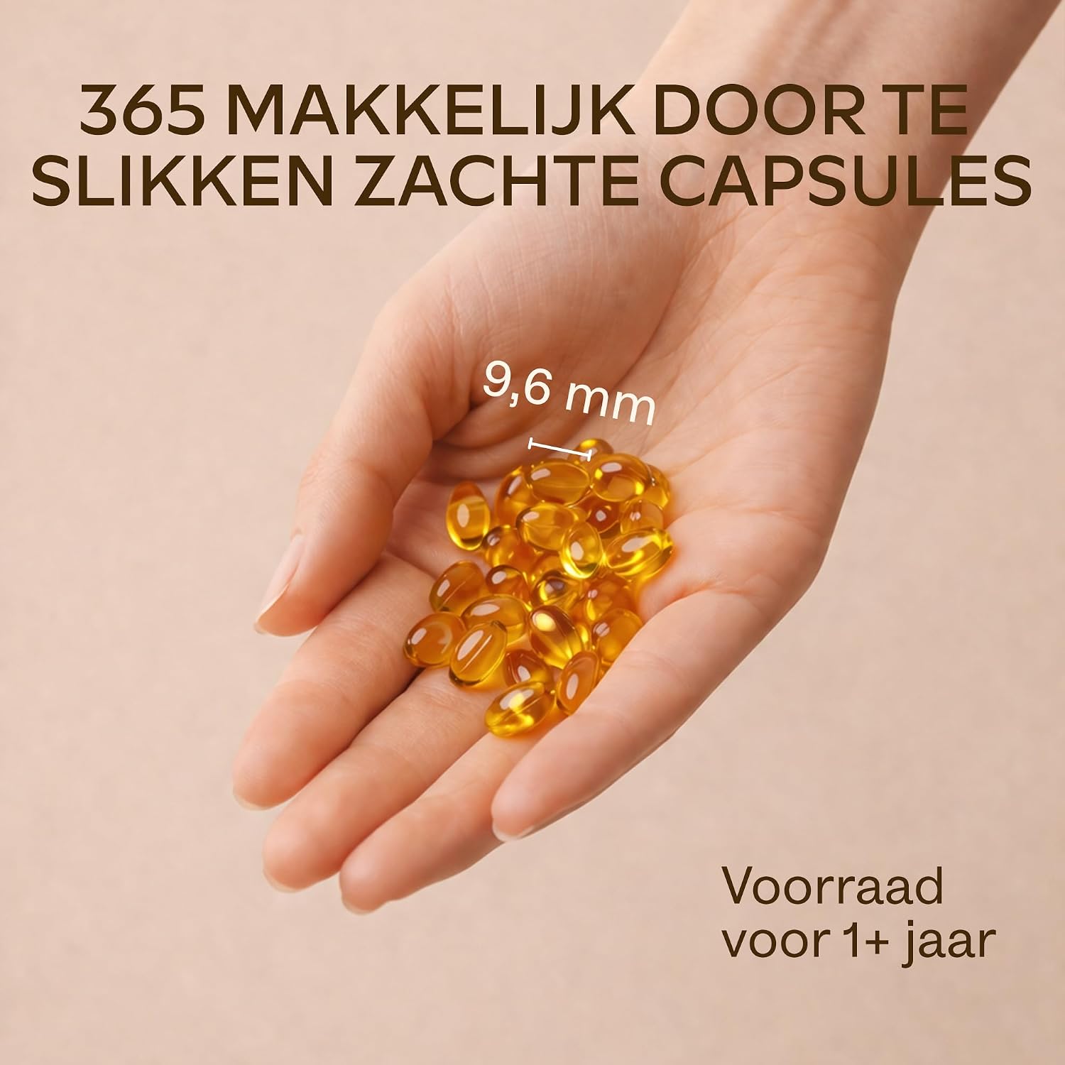 Thumbnail 6 de AAVALABS Vitamine D3 5000 IE softgels, 365 stuks met olijfolie