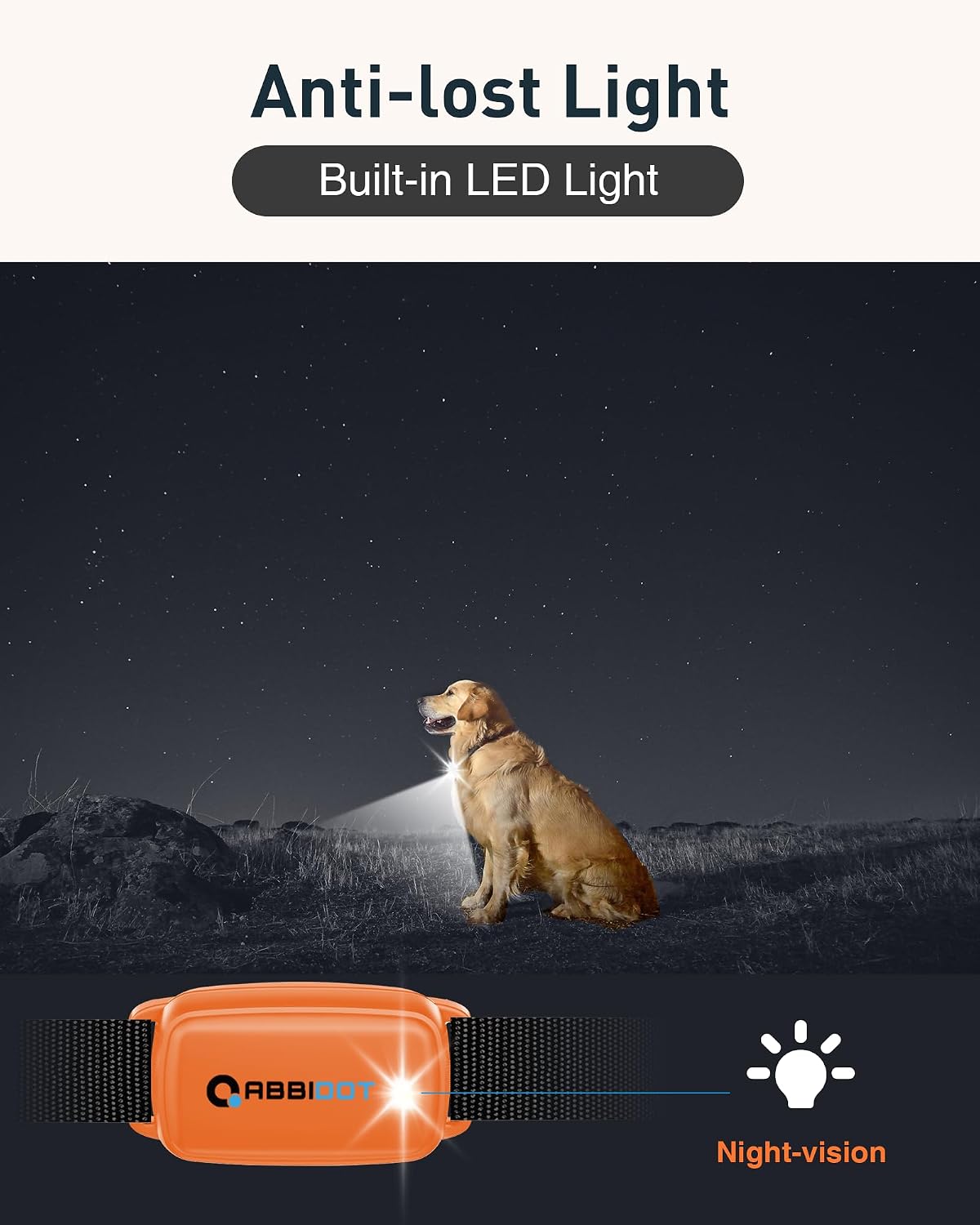 Detalle 2 de ABBIDOT Dog Training Collar, 5000 ft