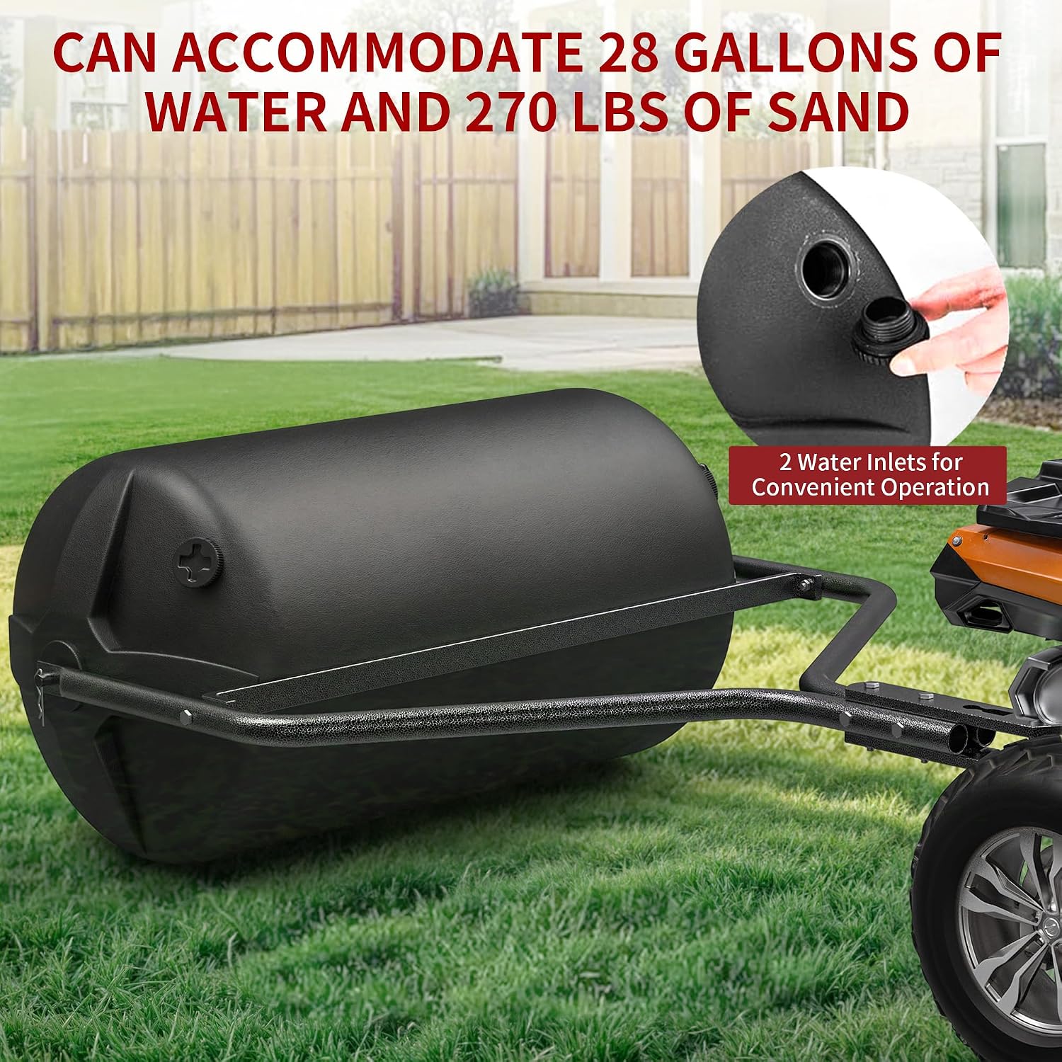 Detalle 2 de YITAMOTOR Lawn Roller 18" x 24