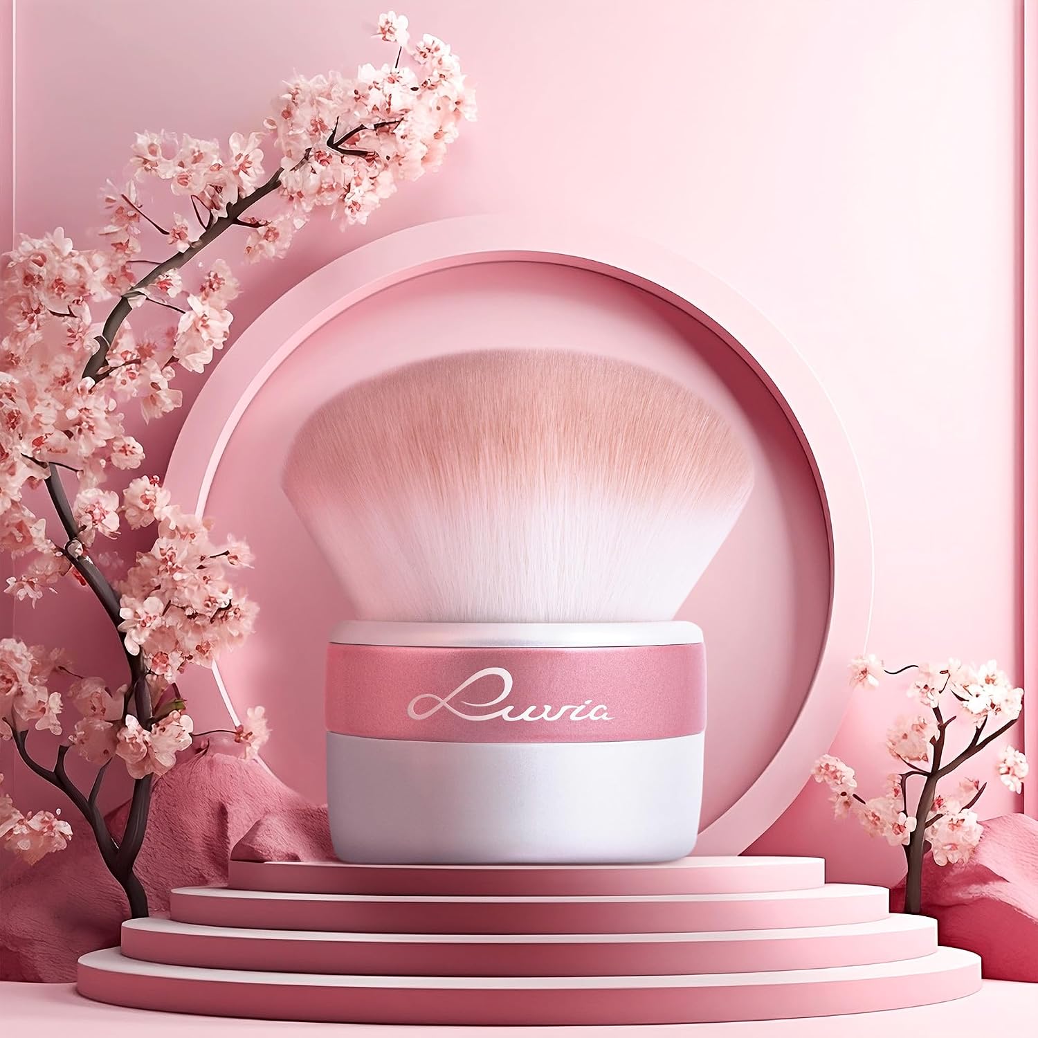 Thumbnail 1 de XXL Kabuki Pinsel Luvia – veganer, pudriger Allround-Pinsel für Gesicht, Bronzer, Blush, Contour & Highlighter