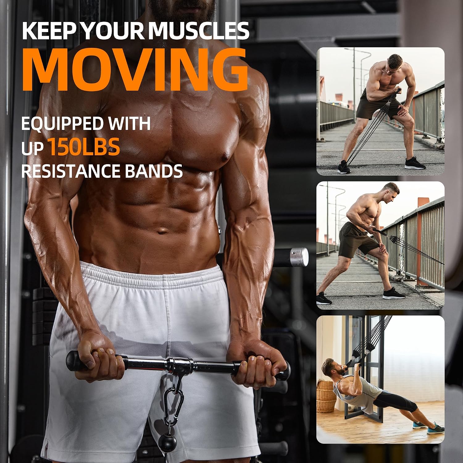 Thumbnail 6 de RealPlus Resistance Bands Set for Home Workouts