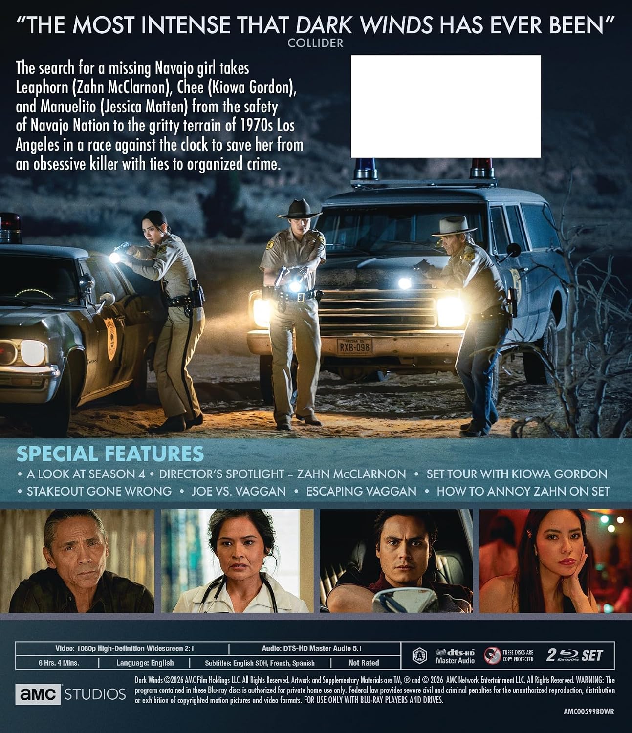 Detalle 2 de Dark Winds Season 4 Blu-ray: Navajo Tribal Police Crime Drama