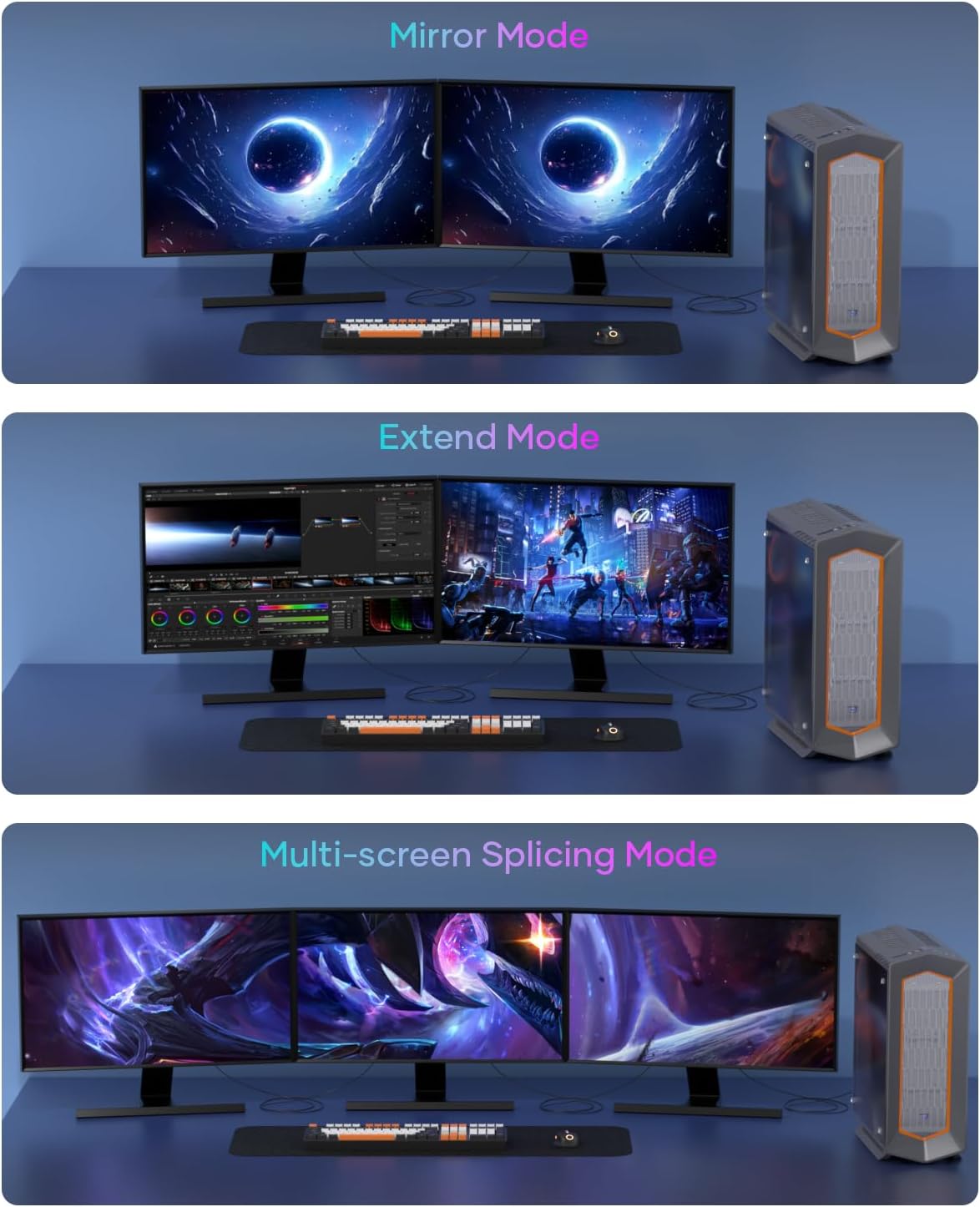 Thumbnail 5 de Nersligek 4K DisplayPort to HDMI Cable 2m — 4K@30Hz