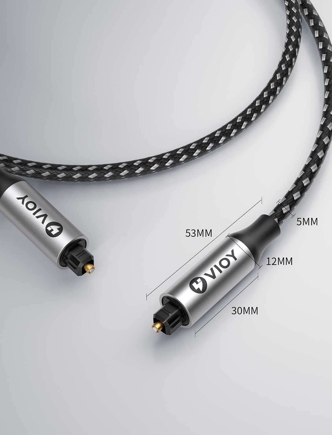 Thumbnail 5 de VIOY Optical Audio Cable 8M review: a durable long Toslink for home cinema and gaming