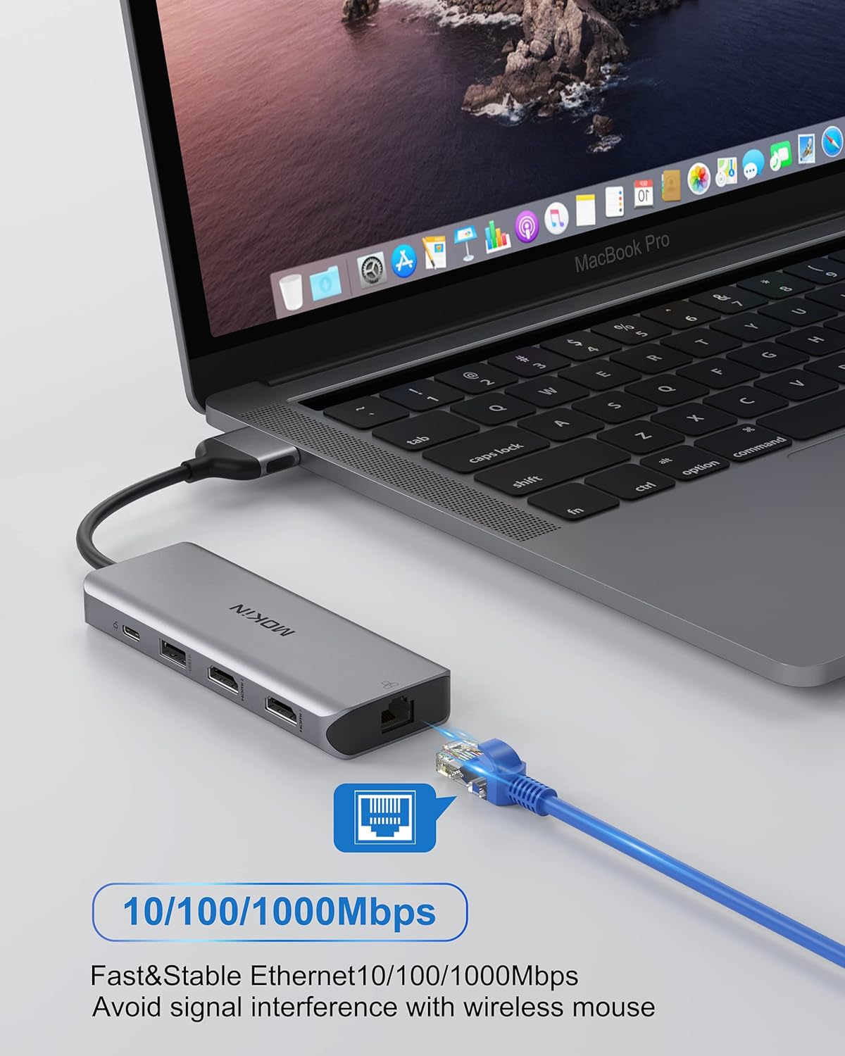 Thumbnail 6 de MOKiN MacBook Pro Dockingstation 9-in-2