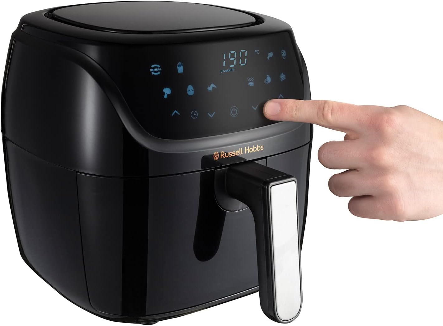 Detalle 2 de Russell Hobbs 4L Rapid Digital Air Fryer: Practical, Energy-Saving Frying with 7 Cooking Functions