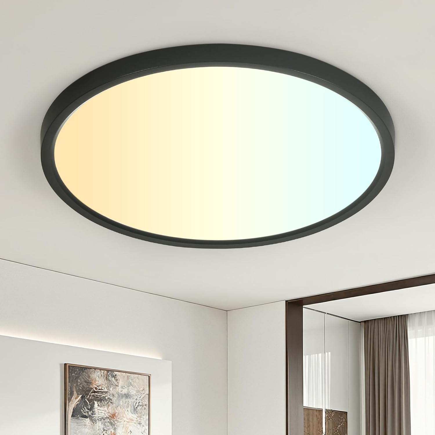 Detalle de EASY EAGLE Plafón LED 40 cm Ultrafino 48 W