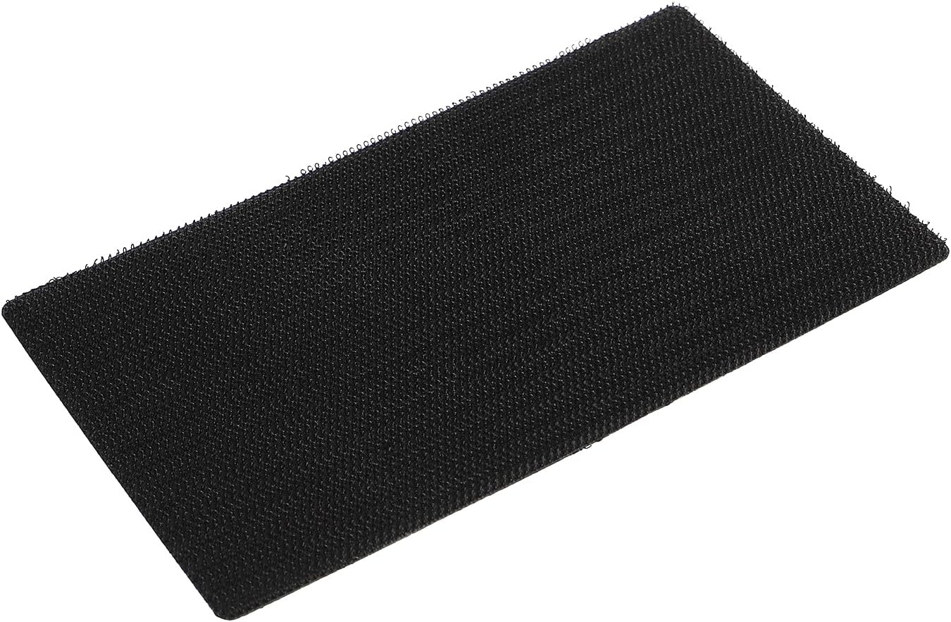 Detalle 2 de エーモン 3956 面ファスナーテープ(LL)粘着剤付き 90mm×150mm 黒 自動車内装用