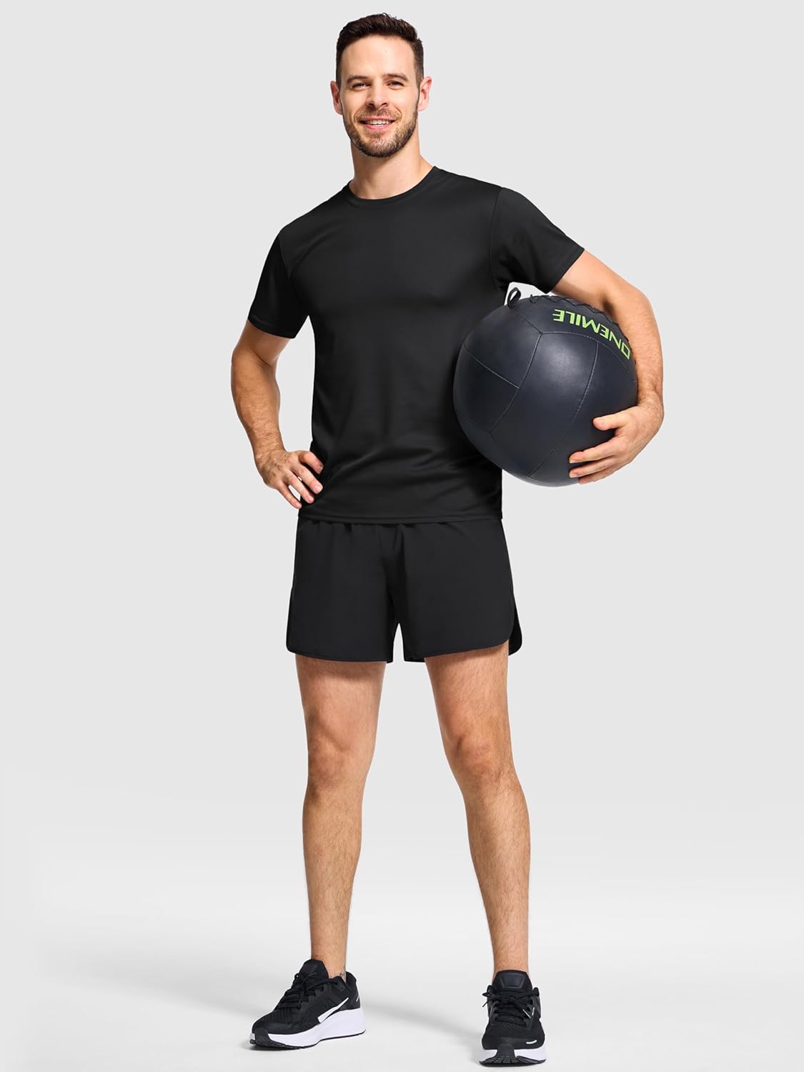 Thumbnail 5 de E-LIINJOYE 5 Pack: Mens Sport T-Shirts – Moisture-Wicking, Quick-Dry Short Sleeves