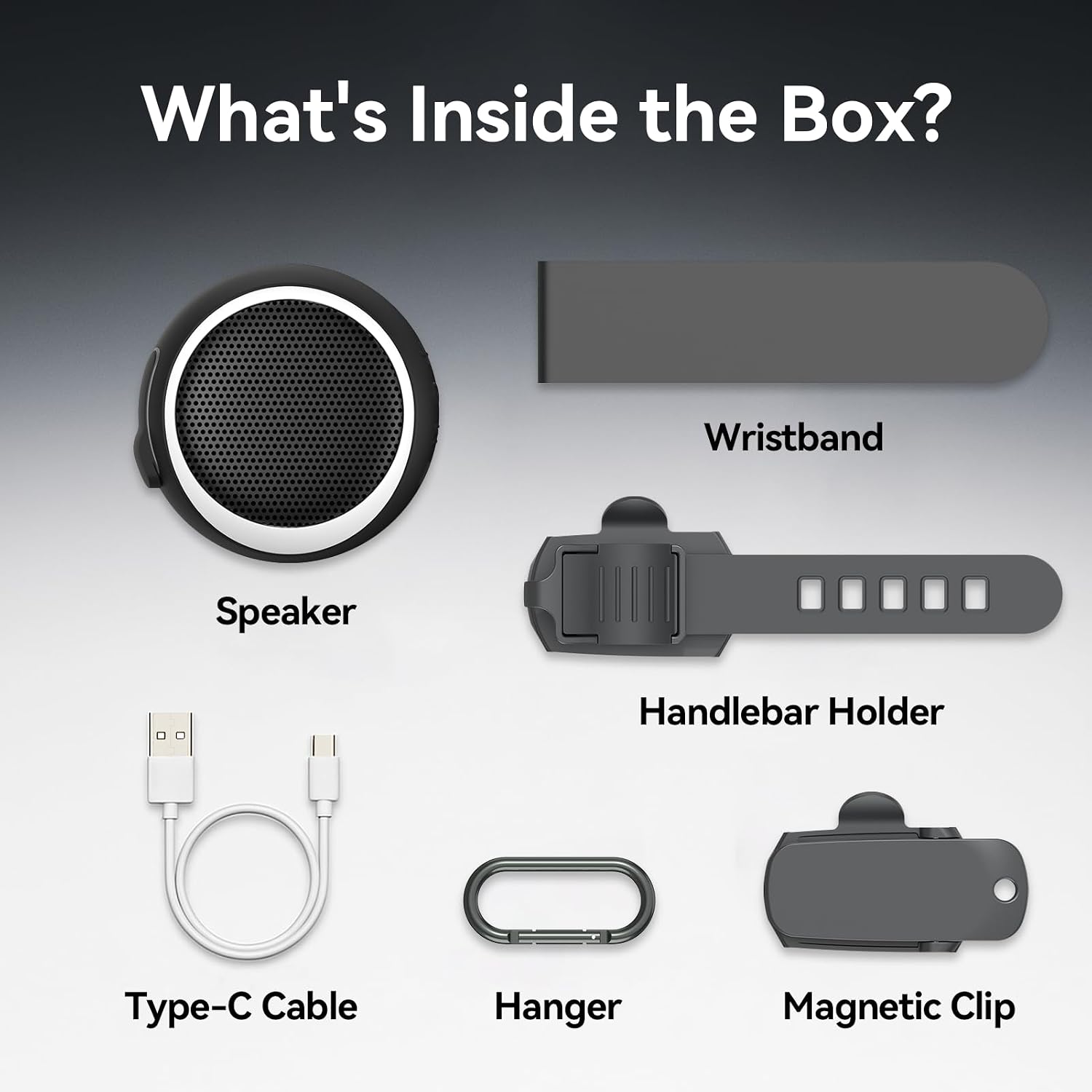 Thumbnail 6 de ANCwear Portable Bluetooth Speaker – 23.5H Playtime, IPX6 Waterproof with LED Light and 5W Sound
