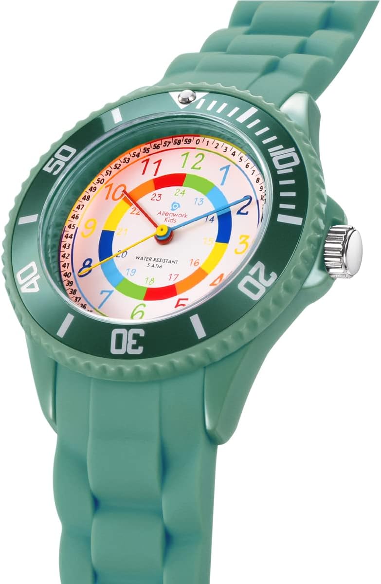 Thumbnail 2 de Alienwork Kids Orologio di Apprendimento: colori vivaci e resistenza 5 ATM per imparare l’ora