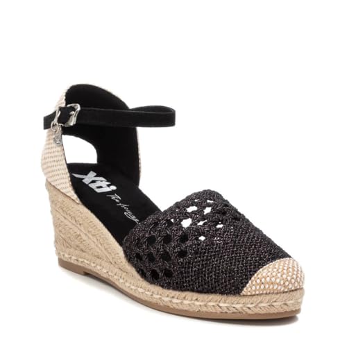 Thumbnail 2 de XTI Cuñas 142333 en negro: cuña de 6 cm con cierre de hebilla