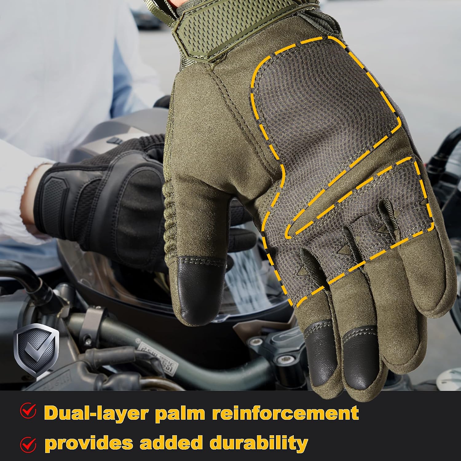 Thumbnail 2 de WTACTFUL Full-Finger Touchscreen Gloves for Cycling