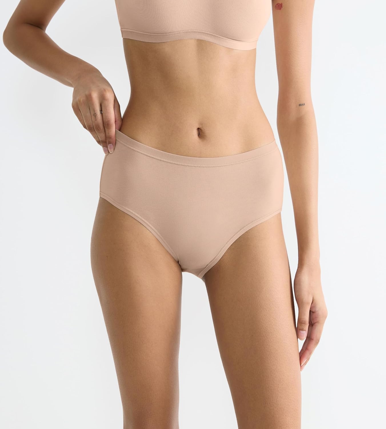 Detalle de Sloggi Go Daily Cotton Midi 3p – Slips femme en coton biologique certifié GOTS (lot de 3)