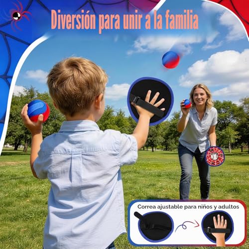 Thumbnail 3 de HaoVrisn: Juguetes de Lanzar y Atrapar para niños — pelotas autoadhesivas para playa, piscina y jardín
