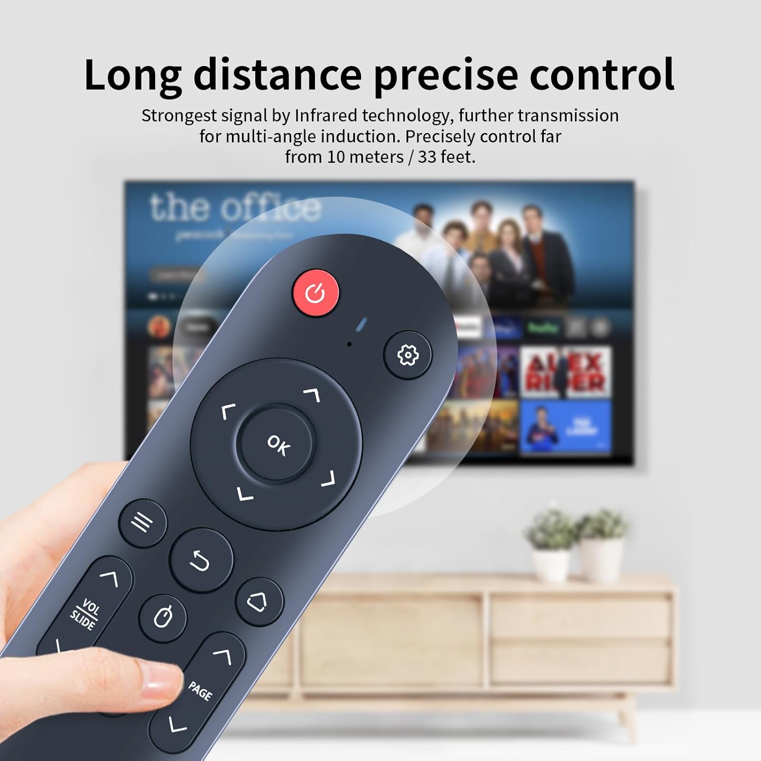Thumbnail 4 de TCNOUMT Replacement Remote Control for FEARWIKY Maypug P1 Putbecy Projector