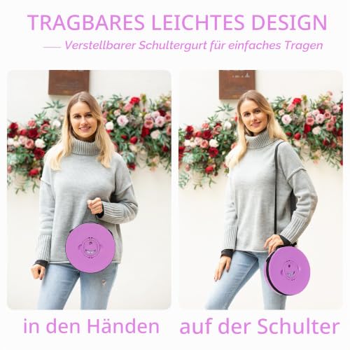 Thumbnail 6 de ALEVMOOM Verbesserter Dickerer Zusammenklappbarer Hocker – Teleskophocker mit Kissen, 50 cm Höhe, 450 kg Tragfähigkeit