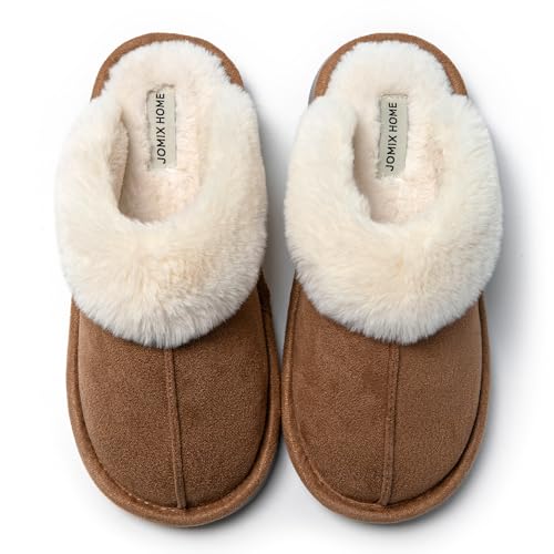 Detalle de JOMIX Pantofole da donna in effetto camoscio
