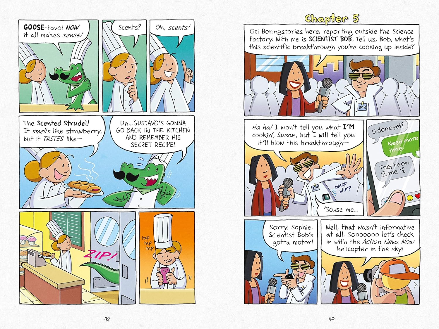 Thumbnail 2 de InvestiGators: A Laugh-Out-Loud Comic Book Adventure! stripboek, 208 pagina's