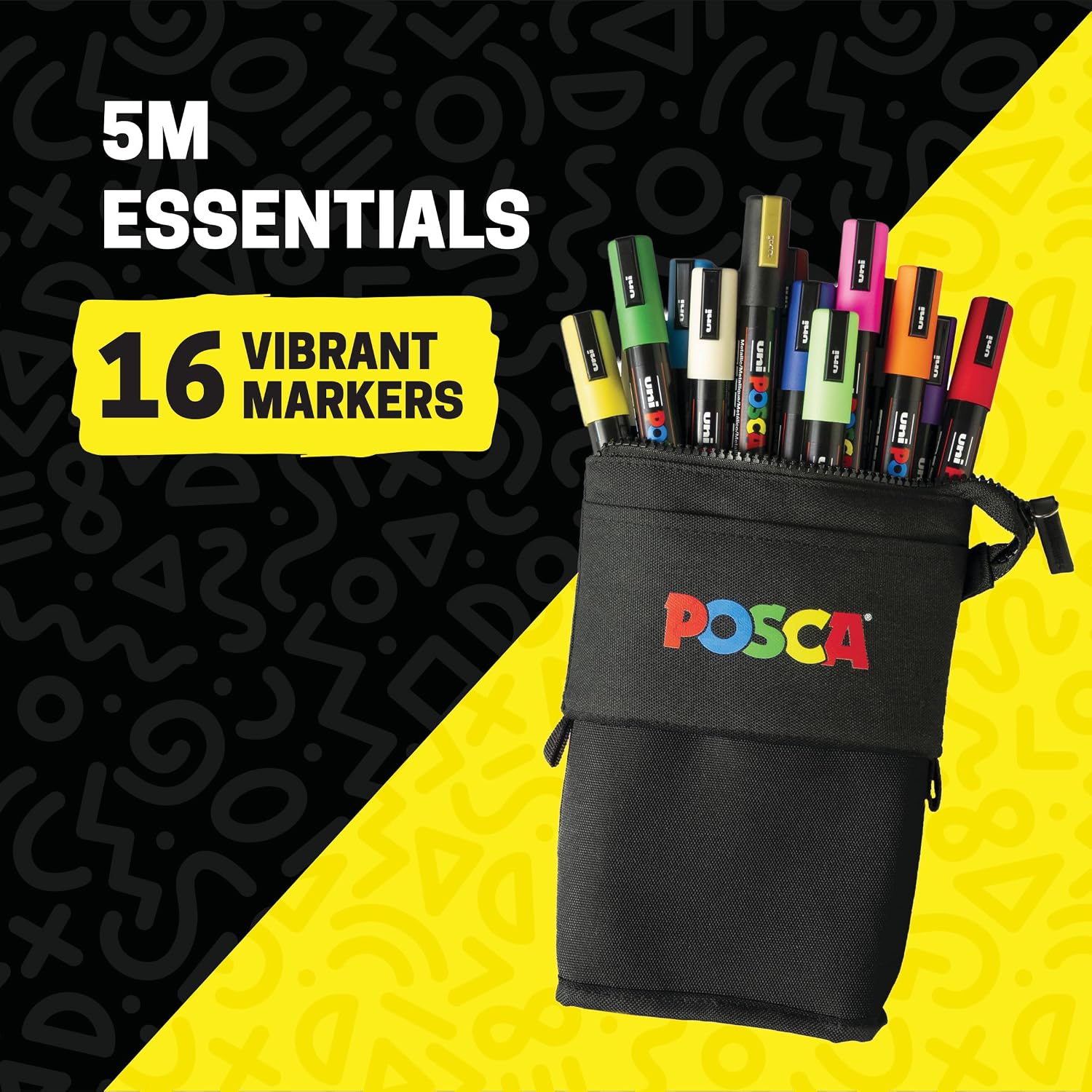 Detalle de POSCA Acrylic Paint Markers, 5M Medium Tips