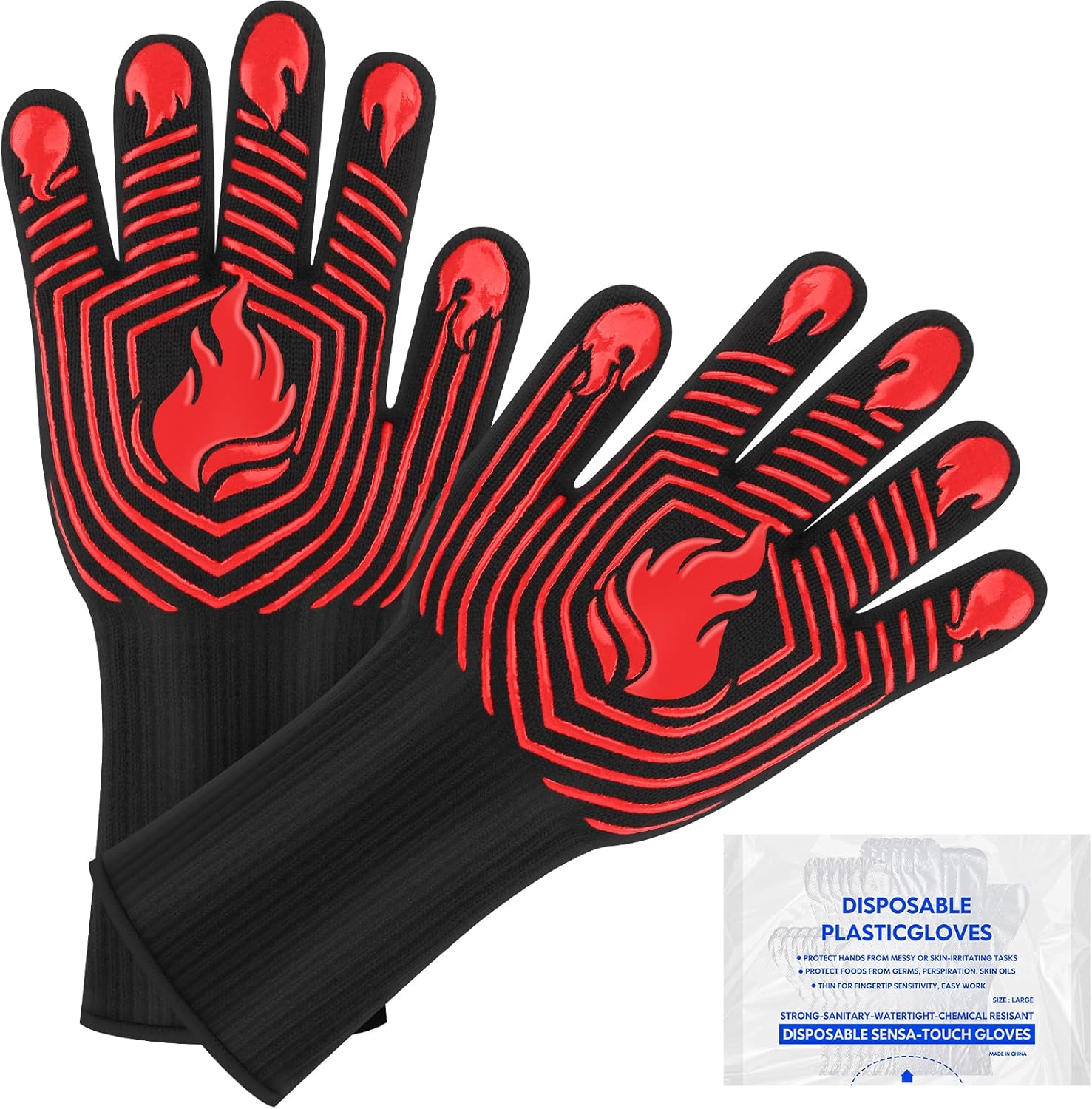 Thumbnail 6 de BBQ Gloves 1472°F heat resistant gloves