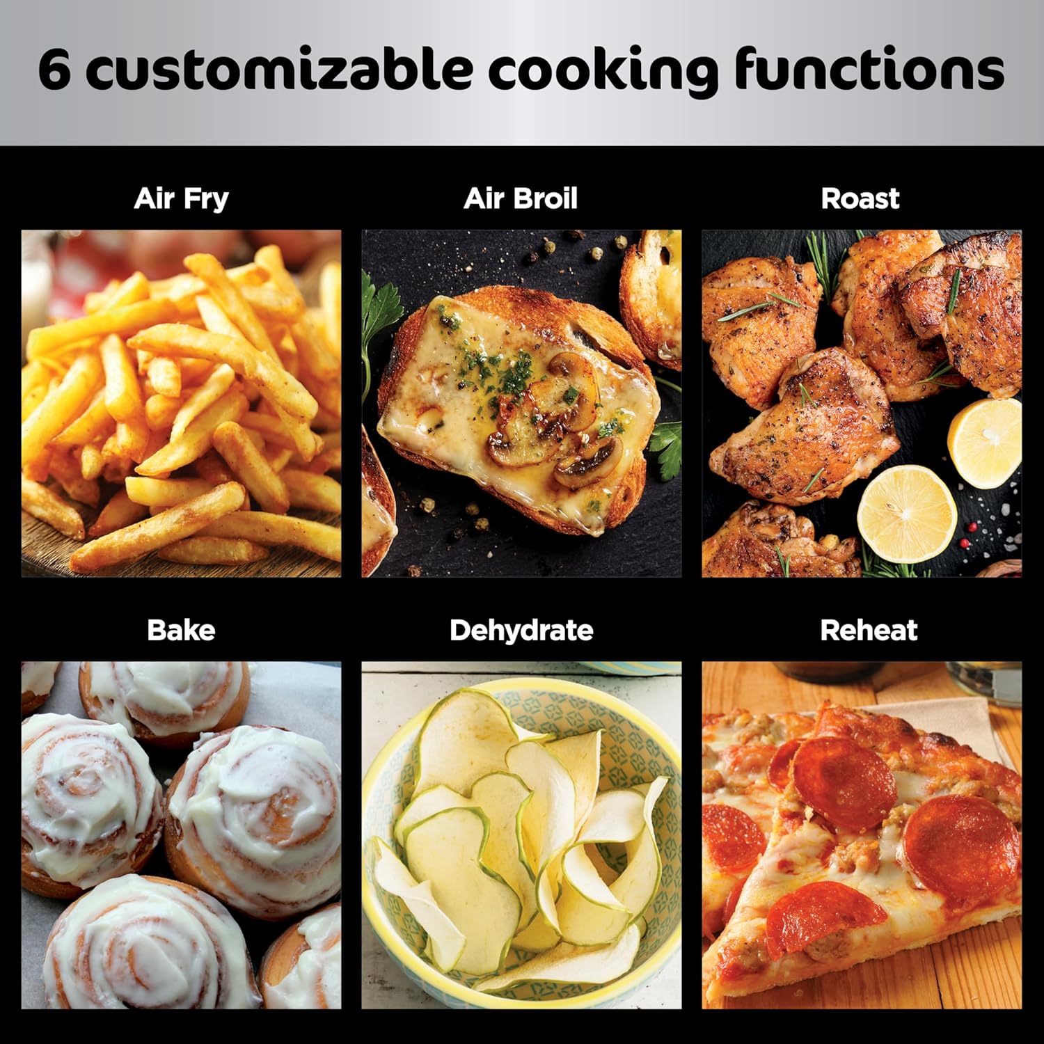 Thumbnail 6 de Ninja Foodi 6-in-1 Air Fryer (DZ071) with 7-QT MegaZone & DualZone Technology