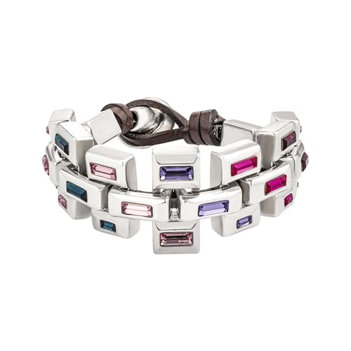 Detalle de UNO de 50 Pulsera Colección Euphoria para Mujer — Plata 925, Talla M