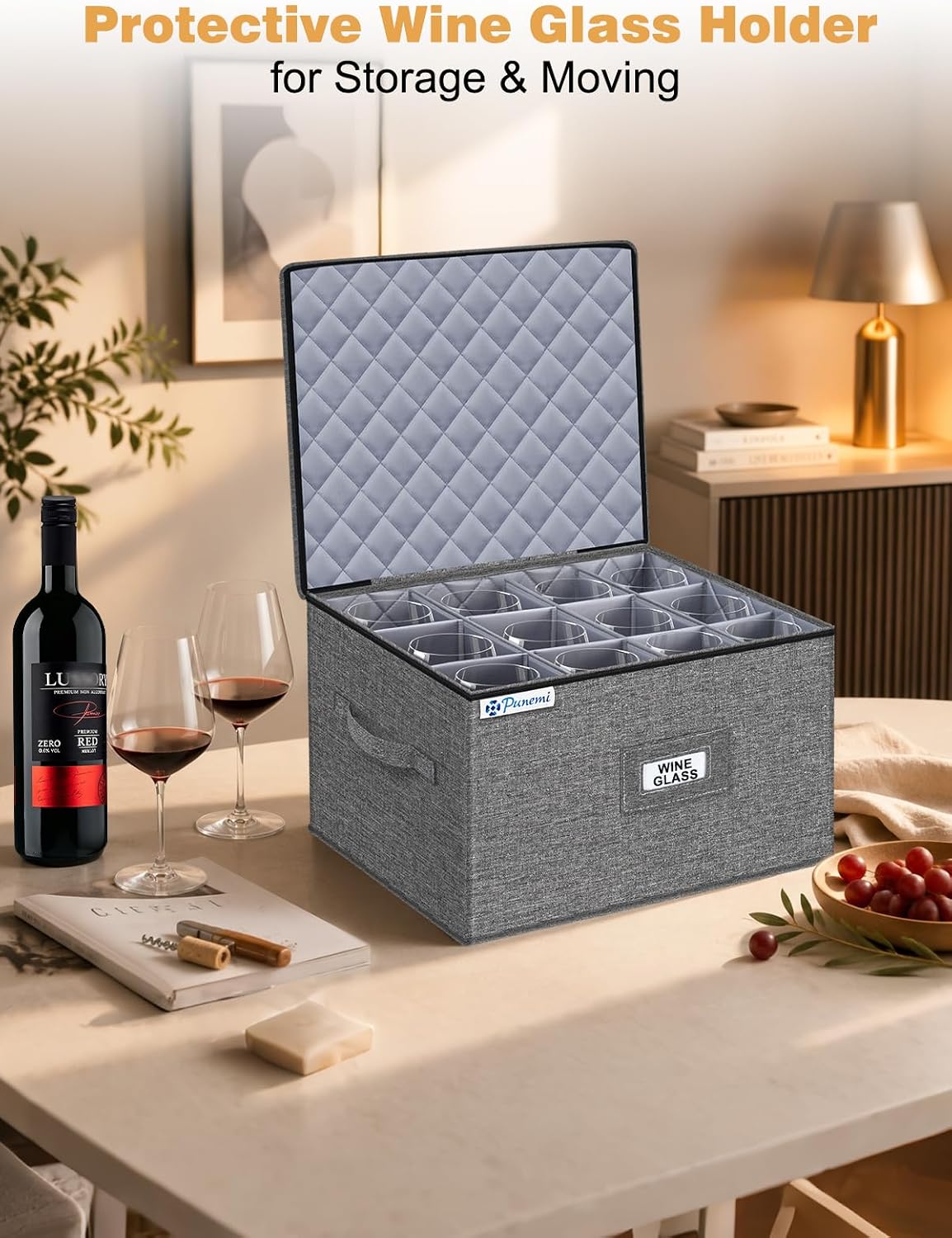 Thumbnail 6 de punemi Wine Glass Storage Box ⚖