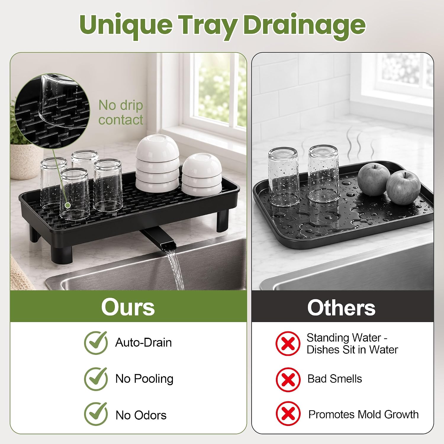 Detalle 2 de Over Sink Dish Drying Rack, 14.76-Inch