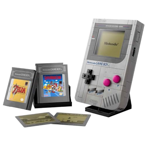 Detalle de LEGO Super Mario Game Boy Building Set for Adults (72046): a nostalgic Nintendo display model