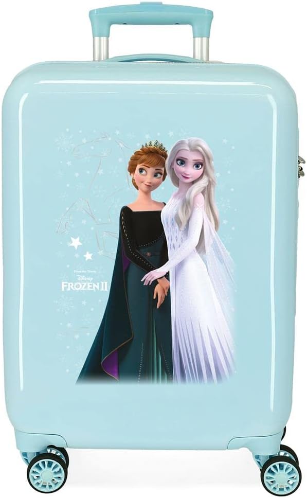 Detalle de Disney Frozen Frosted Light Maleta de cabina Azul ✈