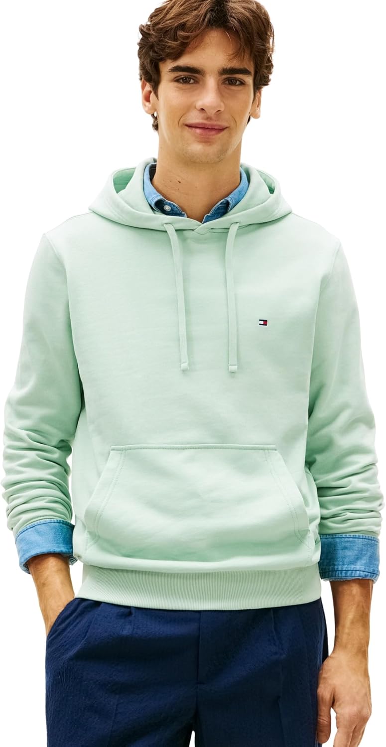 Detalle 2 de Tommy Hilfiger Essential Terry Hoody MW0MW37235 felpa con cappuccio da uomo