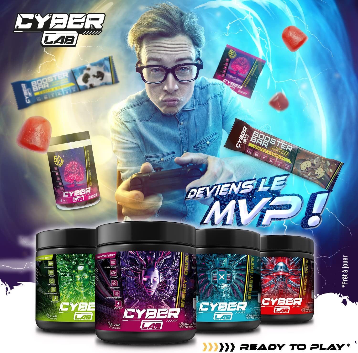 Detalle de CYBERLAB Shaker 500 ml, inox