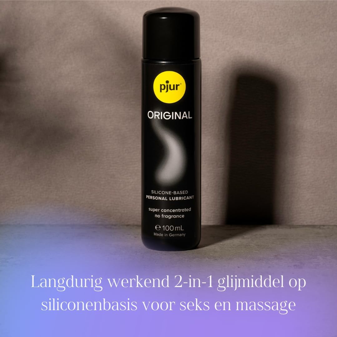 Detalle de pjur ORIGINAL siliconen glijmiddel, 30 ml, geurloos en geschikt voor latexcondooms