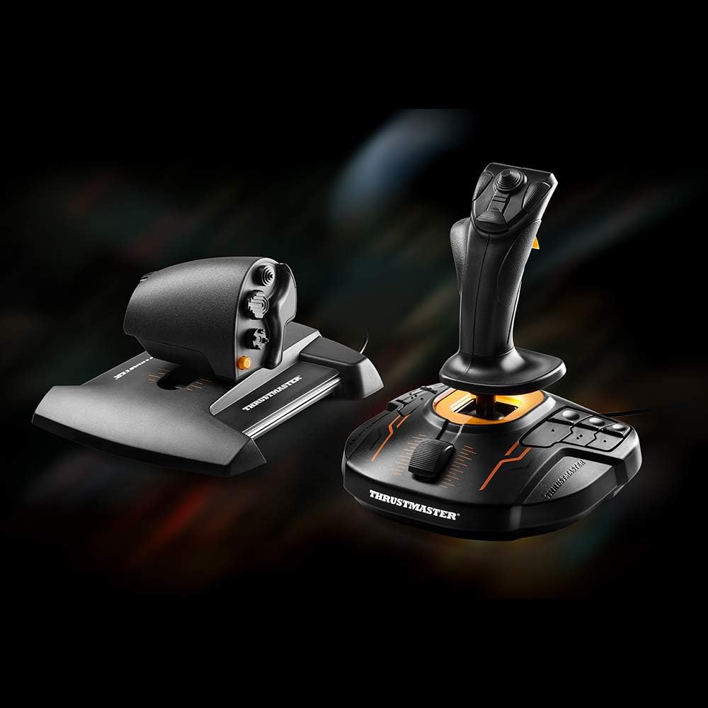 Detalle de Thrustmaster T.16000M FCS HOTAS – Flight Stick & TWCS Schubregler mit H.E.A.R.T Magnet-Technologie