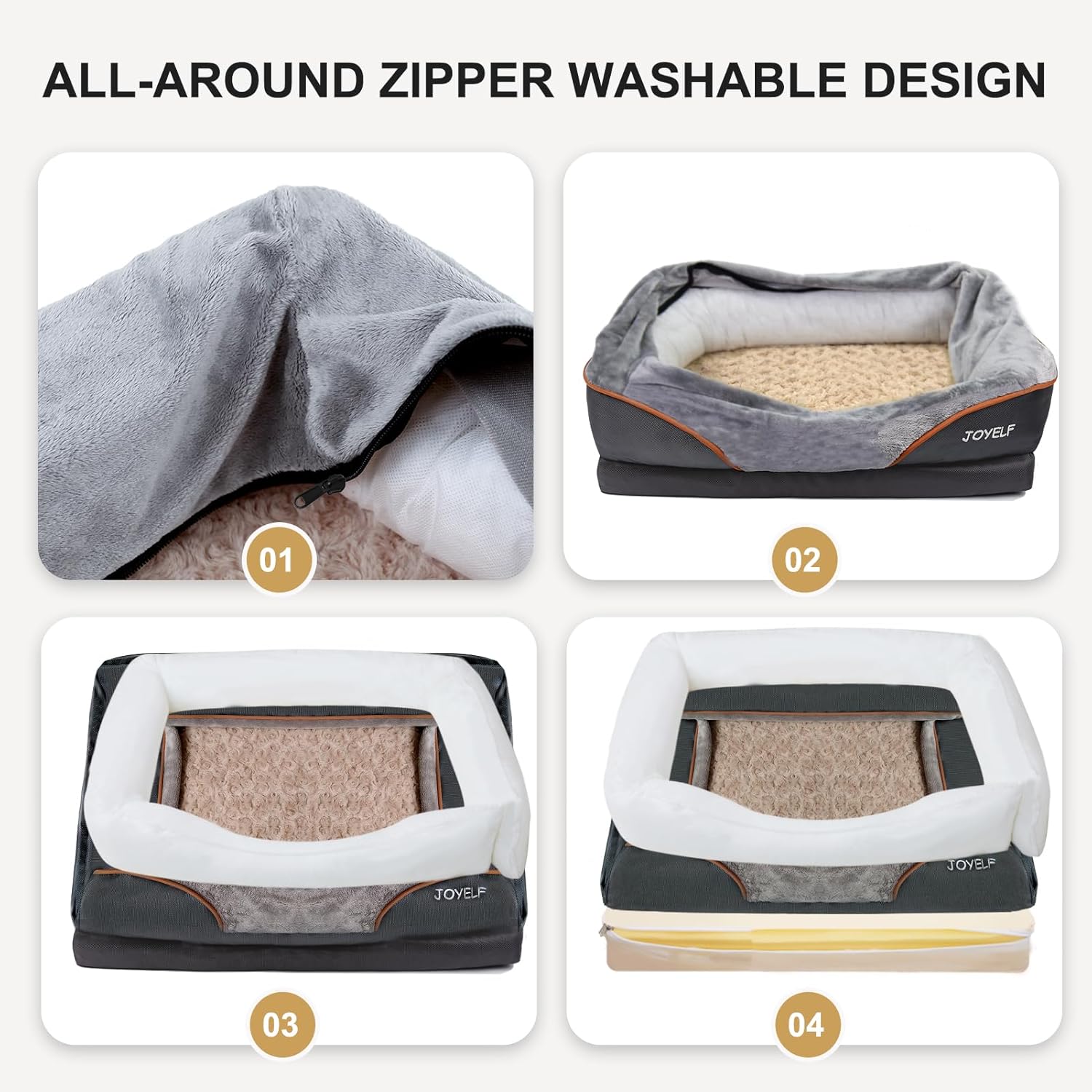 Thumbnail 6 de JOYELF XLarge Gedächtnisschaum Hundebett orthopädisch