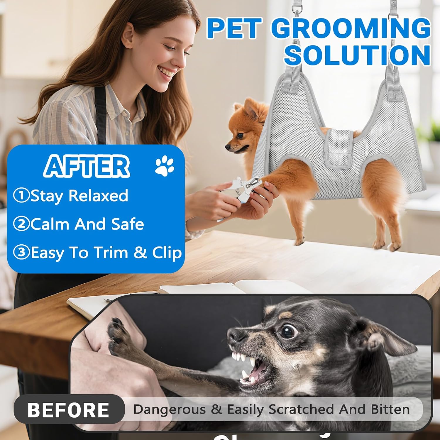 Detalle 2 de Supet Dog Grooming Hammock, Large