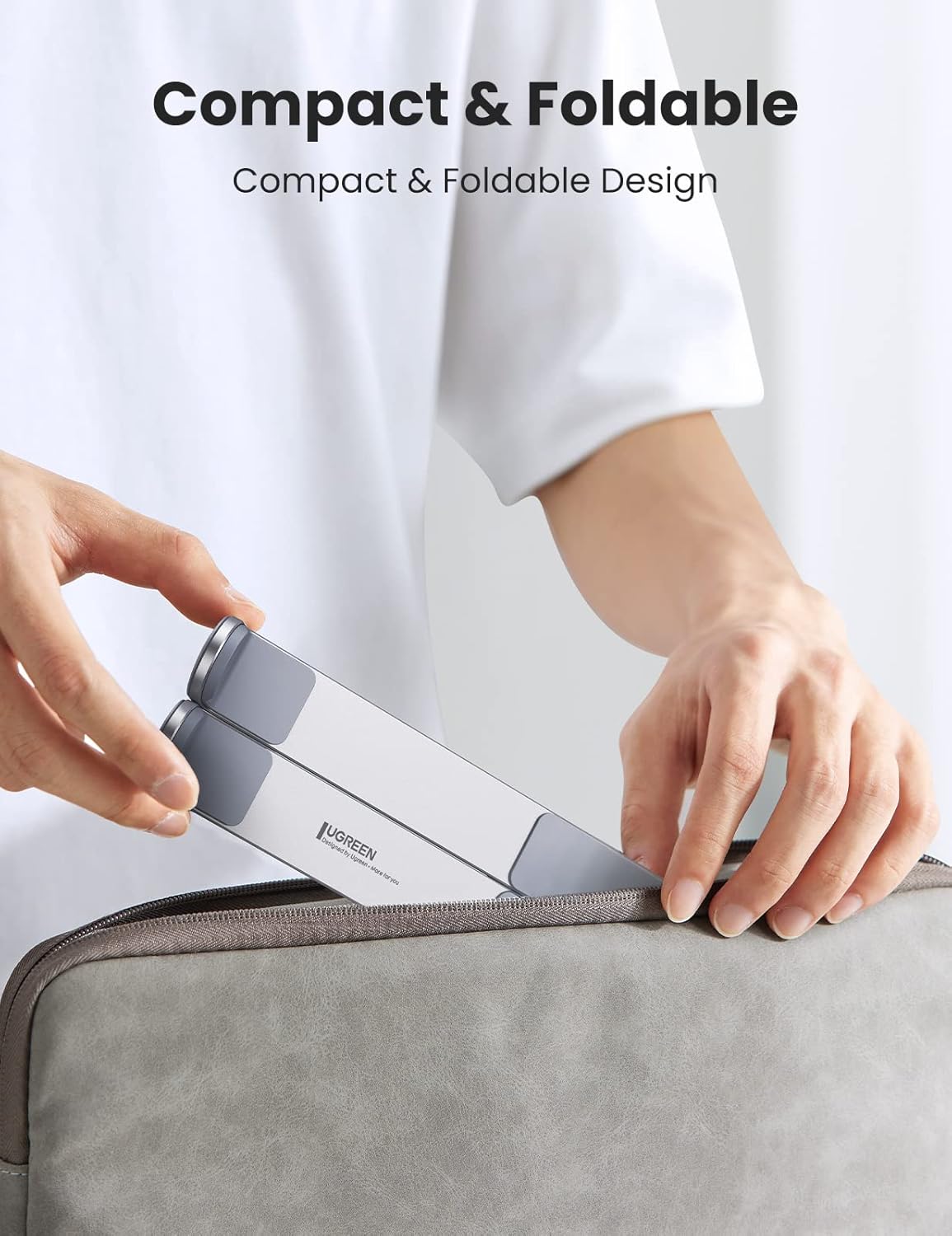 Thumbnail 4 de UGREEN Supporto per Laptop in Alluminio regolabile (5 altezze) fino a 17,3”, con pieghevole compatto