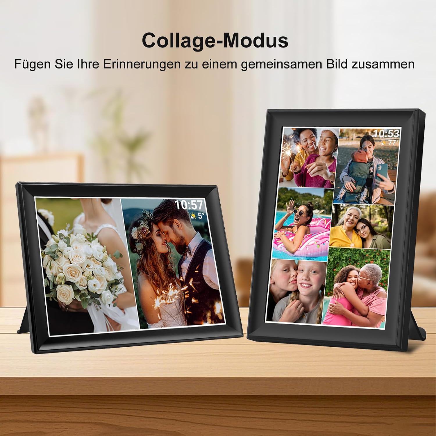 Thumbnail 3 de FRAMEO 11 Zoll digitaler Bilderrahmen mit 64 GB