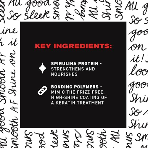 Detalle de IGK Good Behavior Spirulina Protein Smoothing Spray: Heat Protectant for Frizz Control