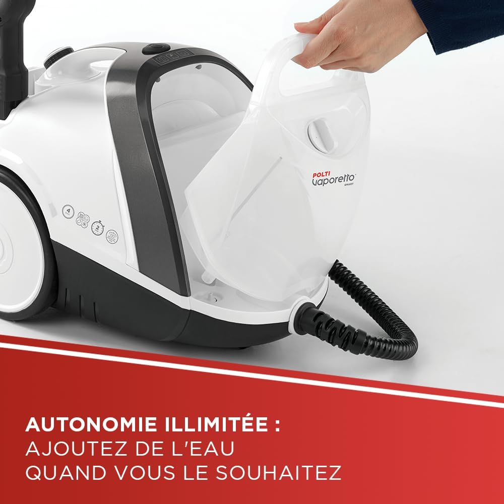 Detalle 2 de Polti Vaporetto Smart120 nettoyeur vapeur 4 bars đź§˝