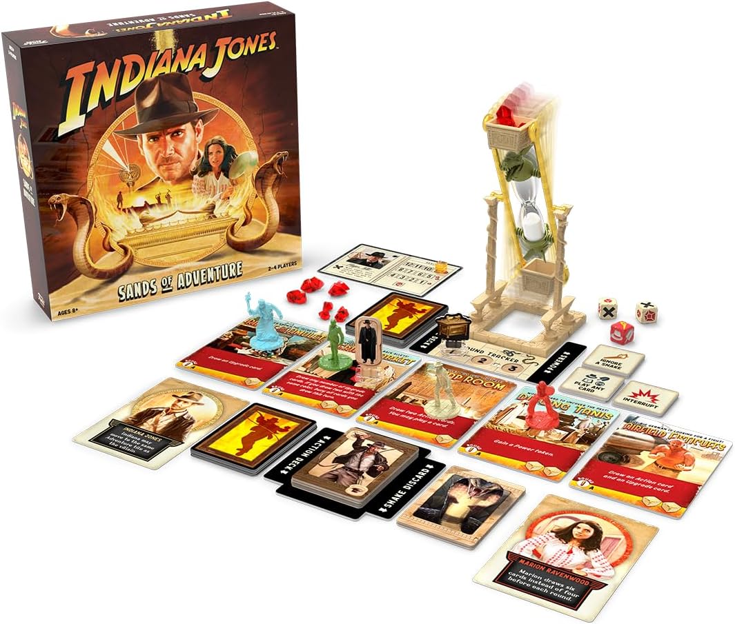 Detalle de Indiana Jones Sands of Adventure Brettspiel 2–4 Spieler
