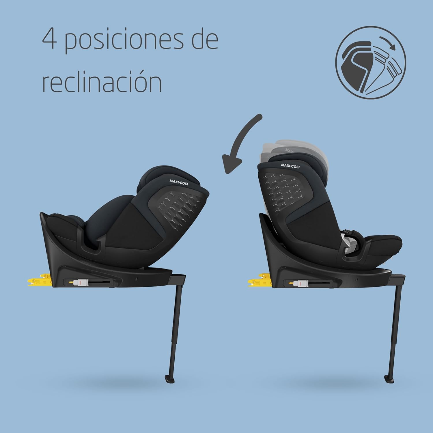 Detalle 2 de Maxi-Cosi Emerald 360 S i-Size 🚗 Silla de coche giratoria 0-12 años