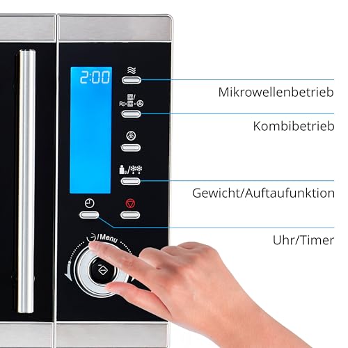 Thumbnail 6 de MEDION MD 15501 4in1 Mikrowelle mit Grill – vielseitige 25 l Lösung für Heizen, Backen und Grillen