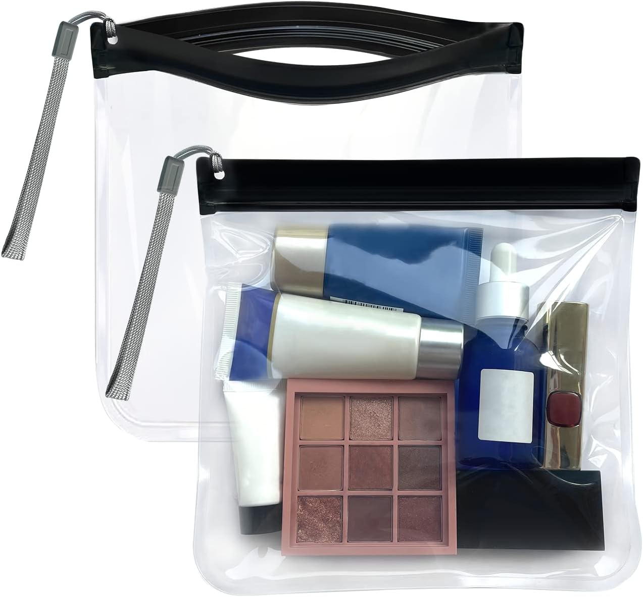 Thumbnail 6 de 3PCS Clear Travel Toiletry Bags (20x20cm) – 100% Airport Security Compliant, Leakproof & Reusable