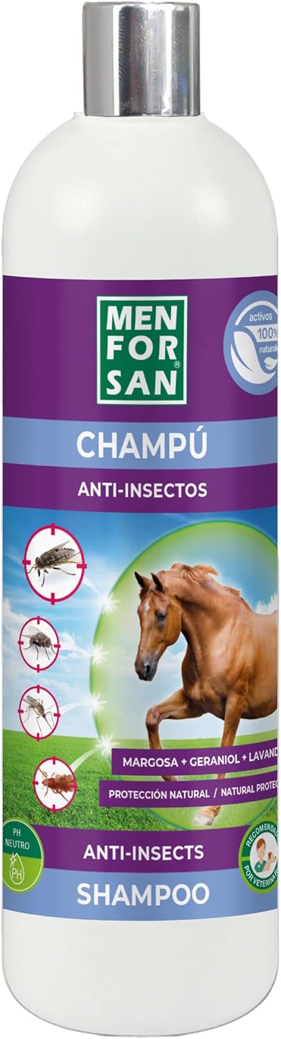 Detalle 2 de MENFORSAN Champú anti insectos caballos 5L