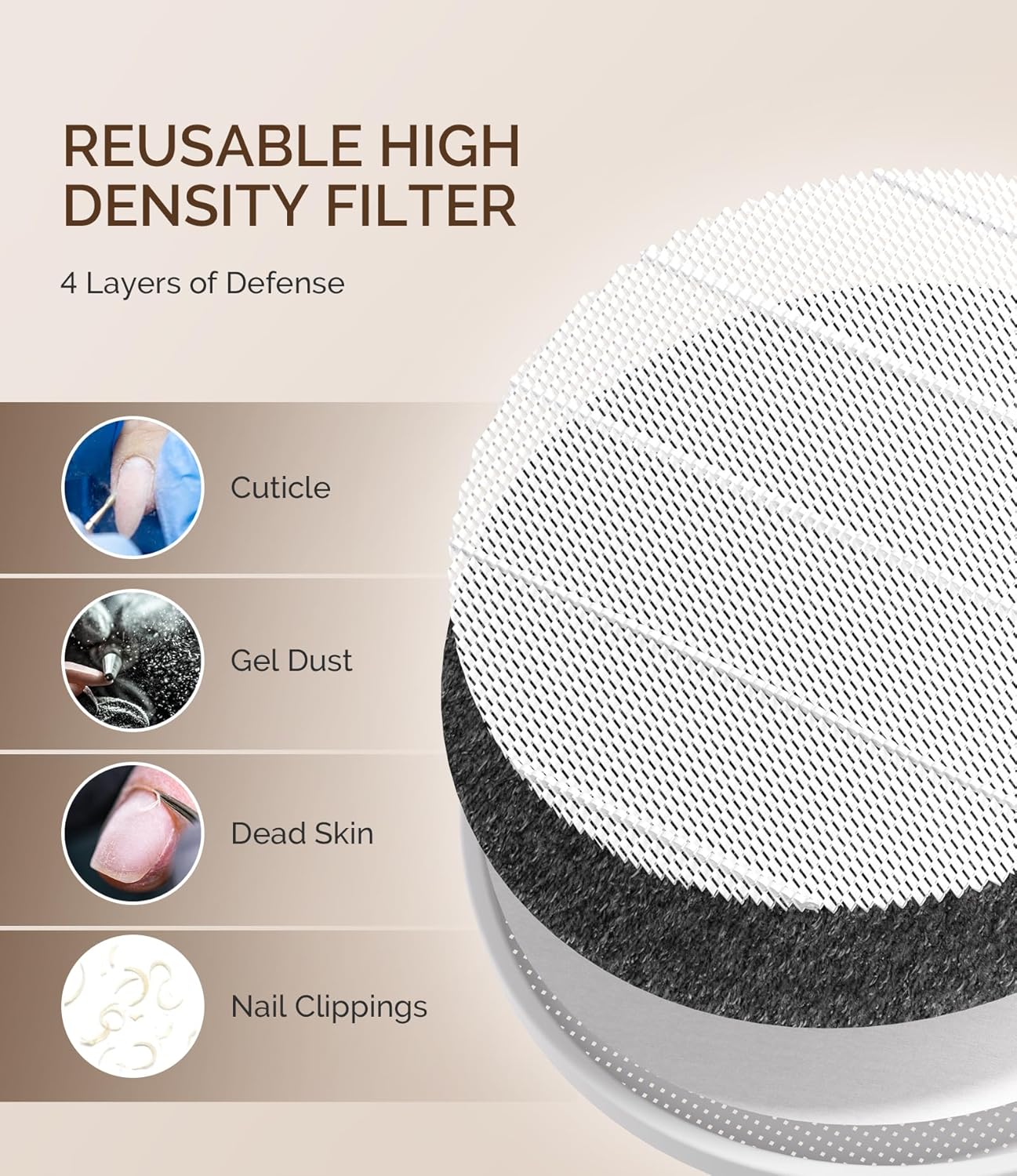 Thumbnail 4 de MelodySusie HPro Nail Dust Collector 3800RPM 💅