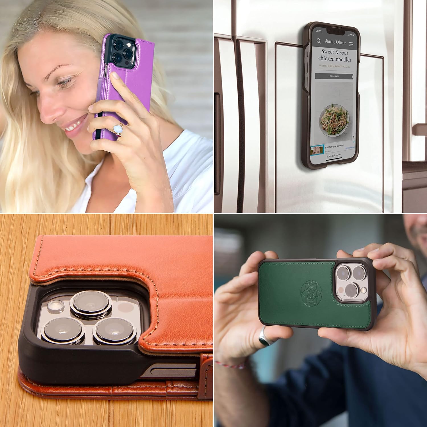 Thumbnail 6 de Dreem Fibonacci Wallet Case for iPhone 13 Pro Max – 2-in-1 MagSafe, RFID Protection, Vegan Leather Folio